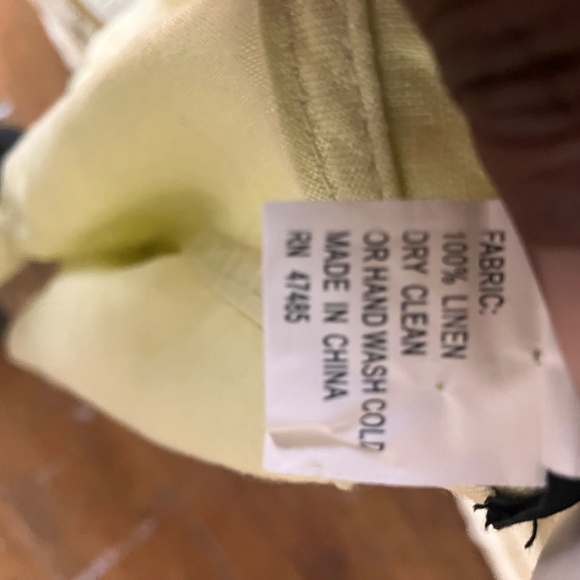 100% yellow linen jackets - Picture 9 of 10